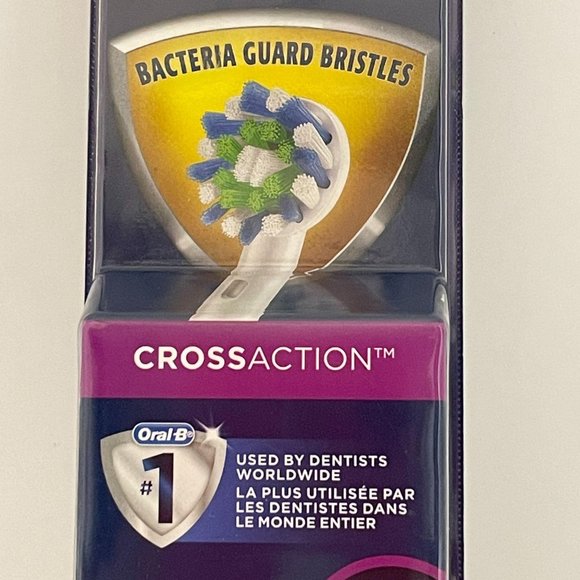 Oral-B Cross Action Brush Head 1 Count New Sealed - Picture 2 of 6